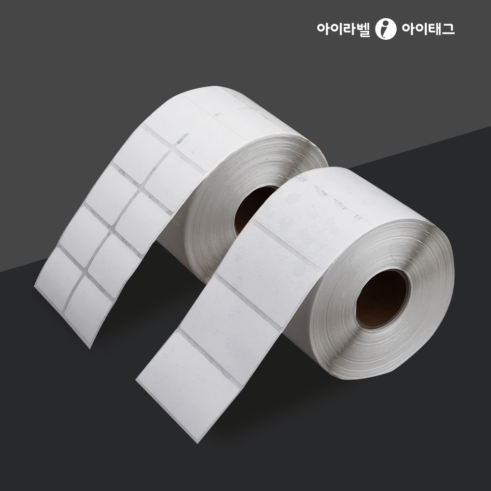 1% 더 롤라벨 감열라벨 40mm지관 바코드 라벨지 RS2010DT-20x10(mm)/ 소 X (2000라벨) - 메인 이미지
