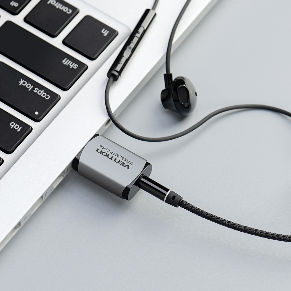 벤션 고급형 포터블 USB 사운드카드 어댑터, CDLH0 - 상세 이미지 3