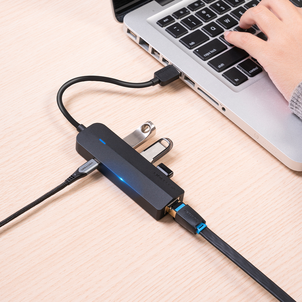 벤션 USB 기가 랜카드 USB3.0 멀티허브, CHNBB - 상세 이미지 3