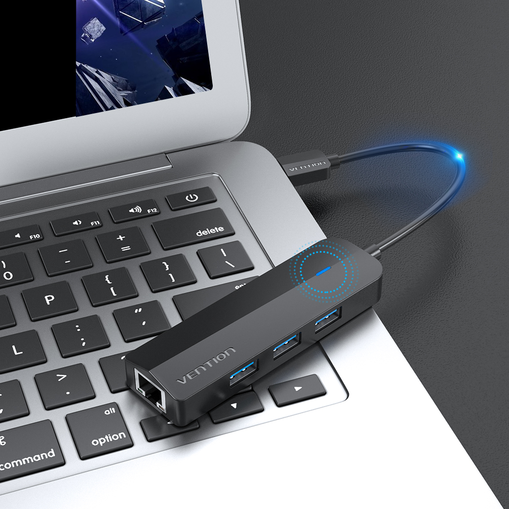 벤션 USB 기가 랜카드 USB3.0 멀티허브, CHNBB - 상세 이미지 2