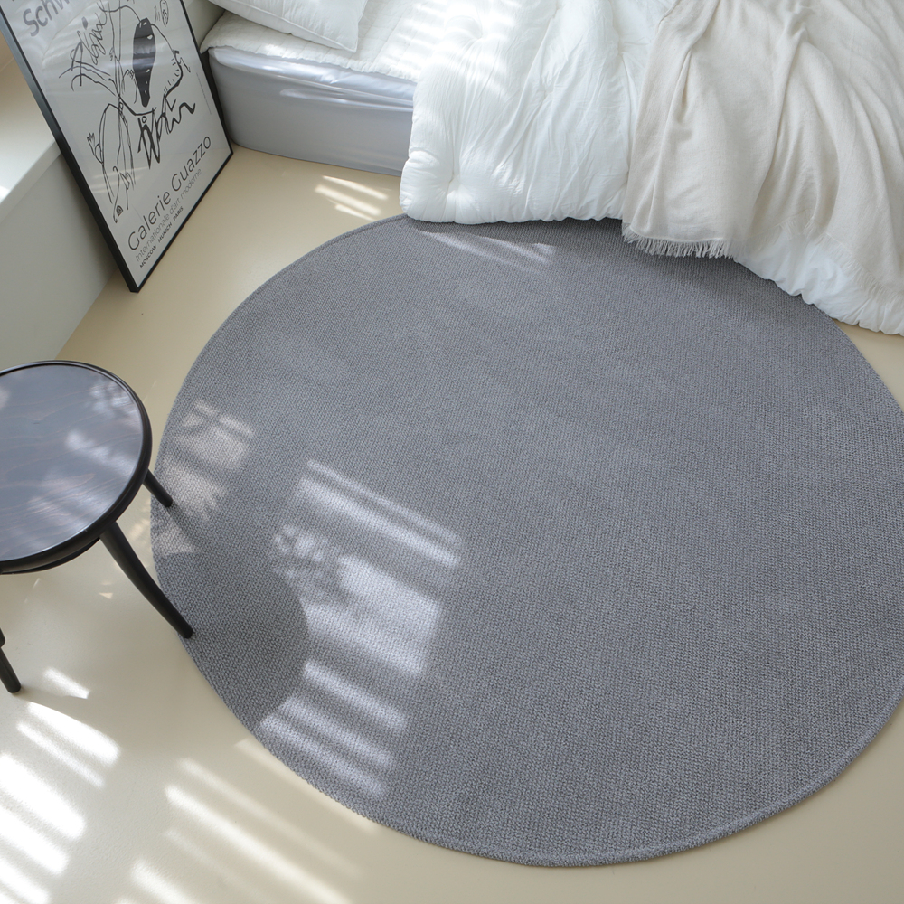 호이데코 먼지없는 보카시 사계절 물세탁 아이방 거실 대형 러그 95cm