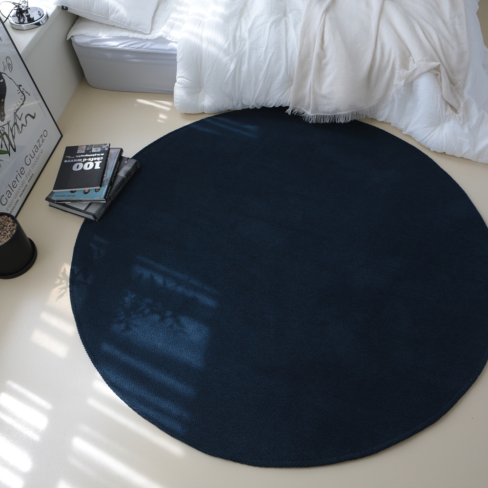 호이데코 먼지없는 보카시 사계절 물세탁 아이방 거실 대형 러그 95cm