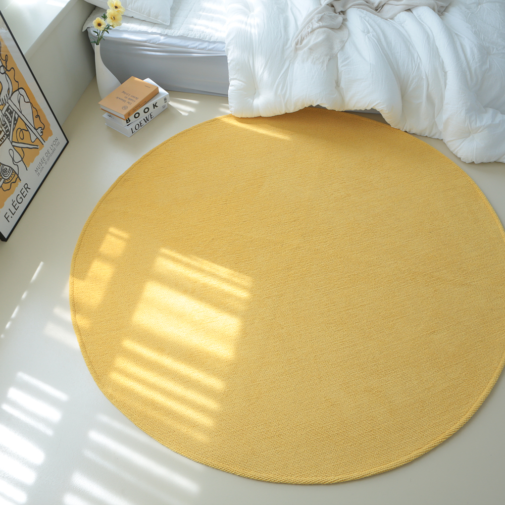 호이데코 먼지없는 보카시 사계절 물세탁 아이방 거실 대형 러그 95cm