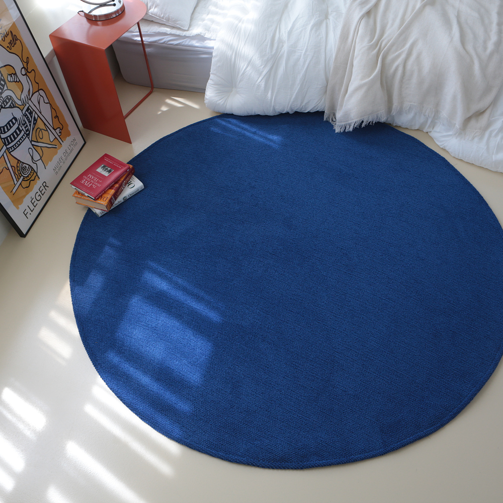 호이데코 먼지없는 보카시 사계절 물세탁 아이방 거실 대형 러그 95cm