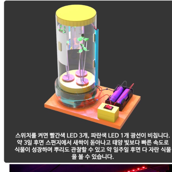 led 가정용 스마트팜 실내 수경재배기 가정용식물재배기 - 상세 이미지 2