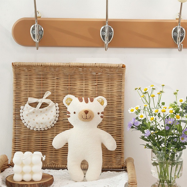 오가닉 아기 호랑이 호야 애착 인형 만들기 임산부 태교바느질 DIY 미니 - 메인 이미지