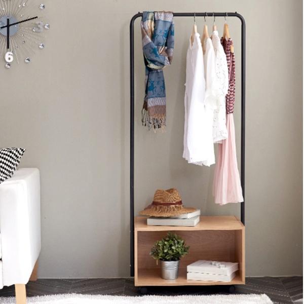 소형 작은 베란다 행거 모듈 트롤리 행거 홈쇼핑 행거