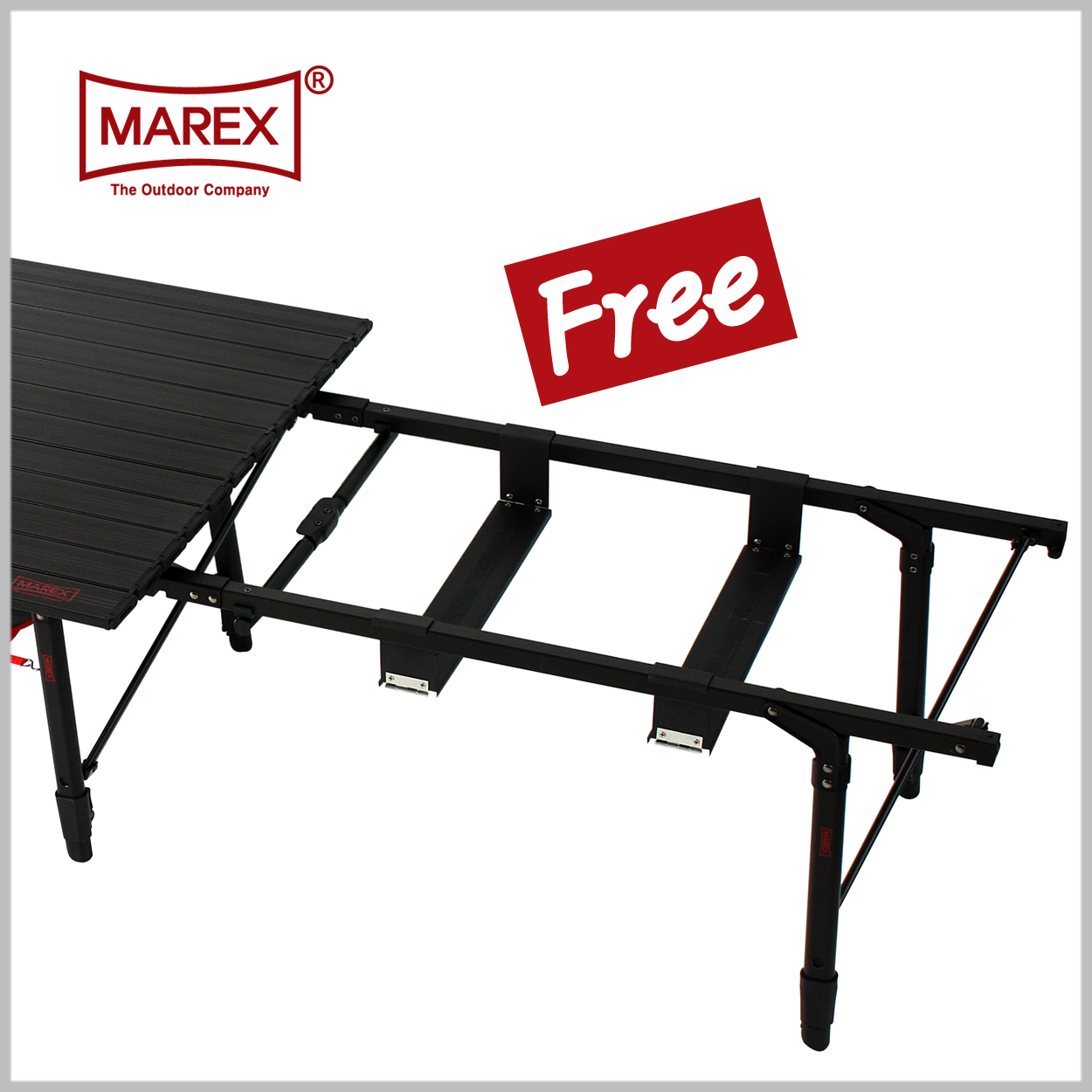 캠핑테이블 마렉스 롤테이블 접이식 캠핑 차박 경량 컴팩트 튼튼한 블랙에디션 850