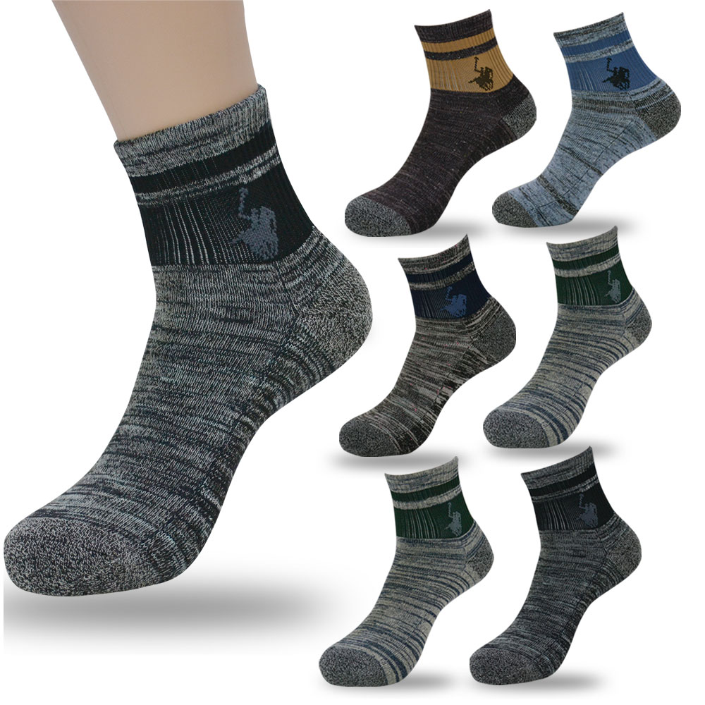 비버리힐즈폴로클럽 남성용 작업파일 단목 양말 5종 + 2p 랜덤발송 세트 - 상품 이미지