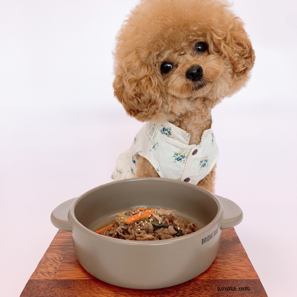 위닝푸드 강아지 소불고기 화식 반려견 수제 간식 사료 다이어트 알러지 습식