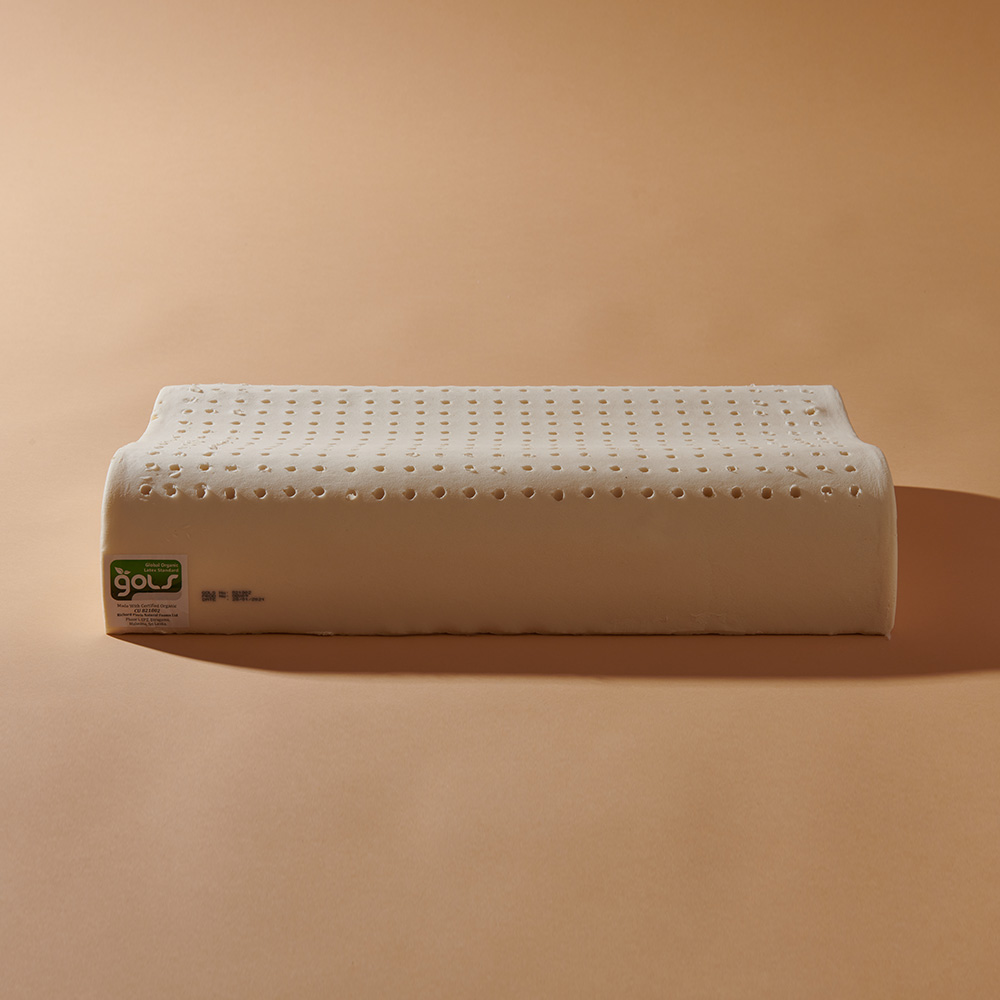 슬립스파 GOLS 오가닉 컨투어Q 라텍스 베개 기능성 경추 꿀잠 숙면