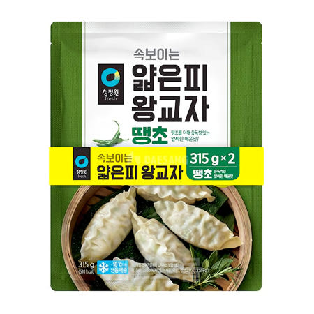 청정원 얇은피 왕교자 땡초(315g X 2개) 630g