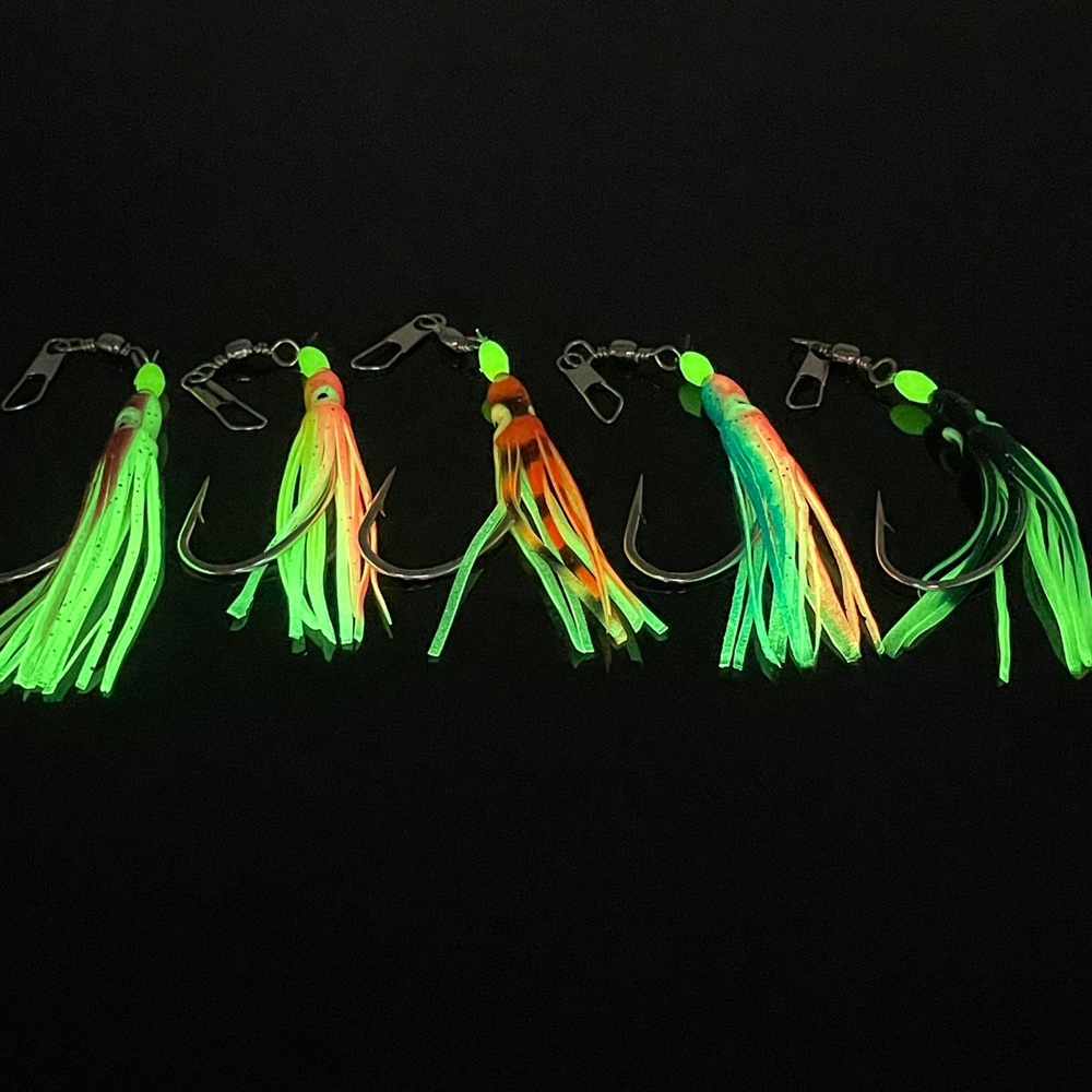 포토리아 대구 꼴뚜기 바늘 꼴뚜기채비 대구지깅 레드 2개입 - 상세 이미지 2