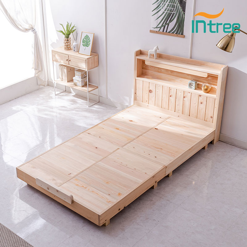 [인트리] 순 편백나무 평상침대 슈퍼싱글 매트선택 국내생산