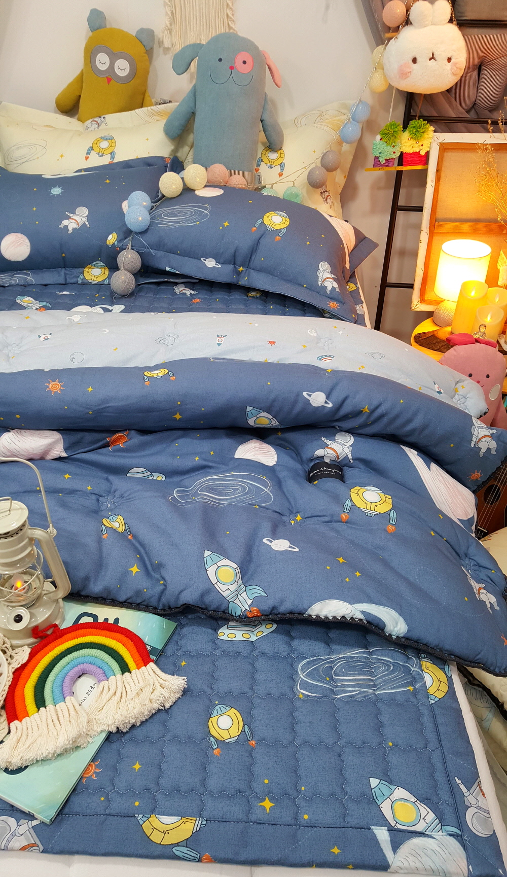 우주 캐릭터 구름 모달이불 초등학생 어린이이불 세트