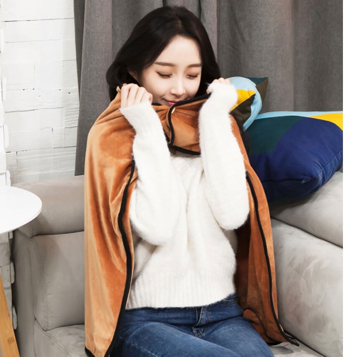 캠핑 발열 담요 usb온열매트 전기 이불 온열 담요