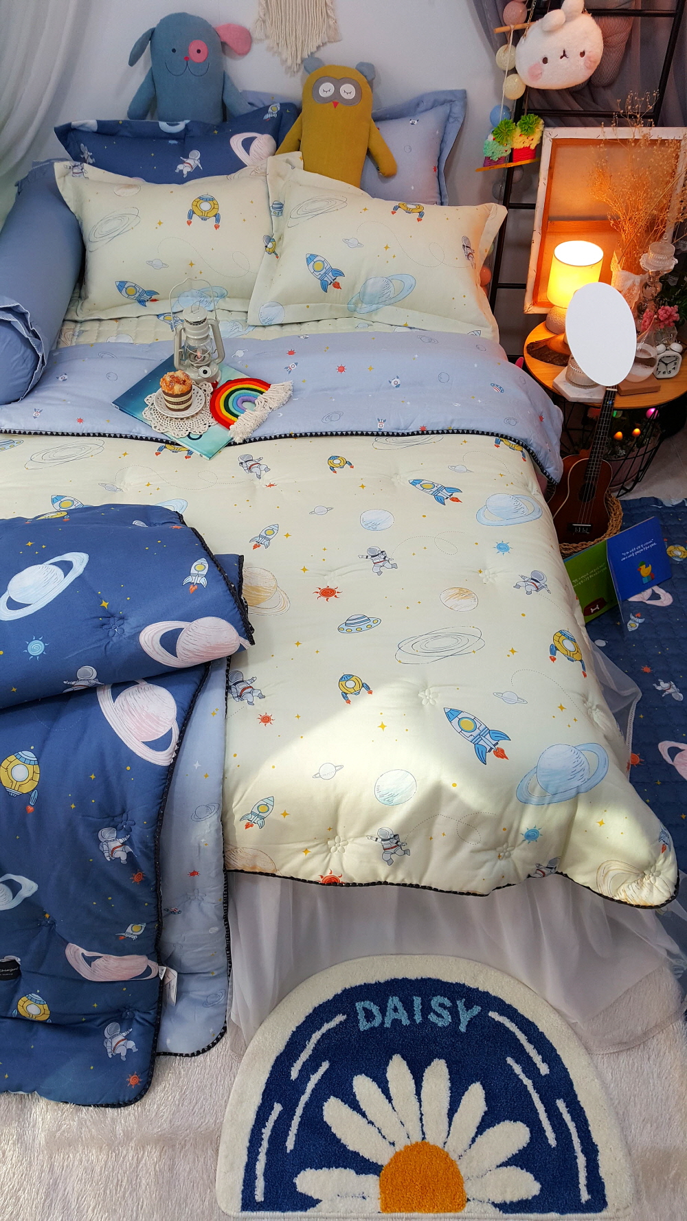 키즈 구름 모달이불 초등학생 공주 어린이이불 세트 유니콘