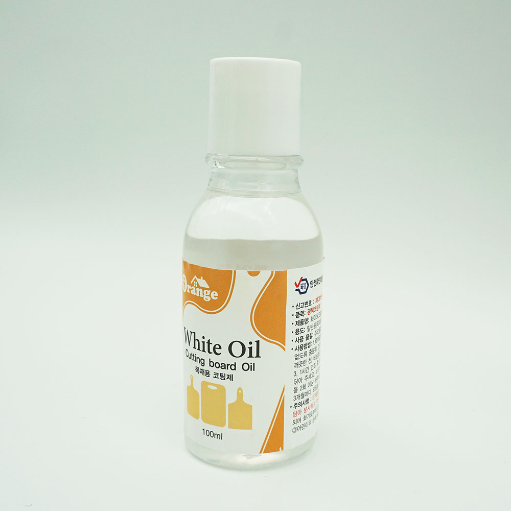 원목 조리도구 나무 도마 오렌지 화이트 미네랄오일 100ml - 상세 이미지 3