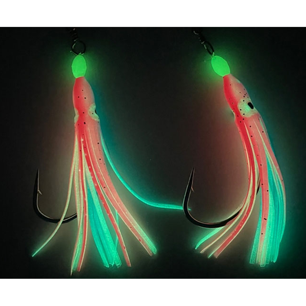 포토리아 대구 꼴뚜기 바늘 꼴뚜기채비 대구지깅 레드 2개입 - 상세 이미지 4