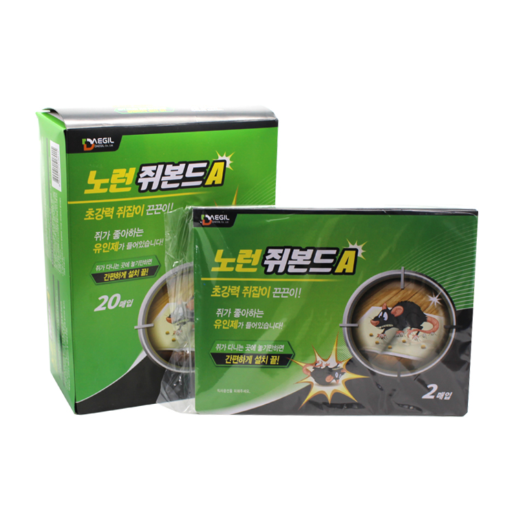 노런 쥐본드 끈끈이 2매입 코텍 (8008) - 상품 이미지