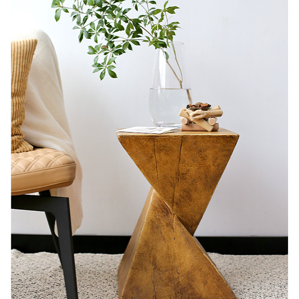 라슈에뜨 가구 자연을 담은 네이처 커피 티 테이블 거실 쇼파 사이드 사각협탁 카라멜브라운