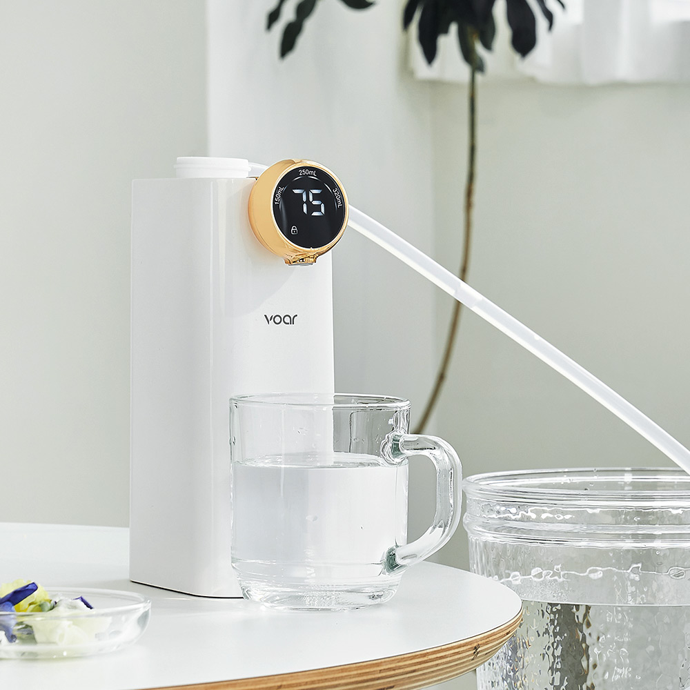 보아르 더온리제로 휴대용 전기 커피포트 분유포트 여행용 생수병 미니 3초출수 직수