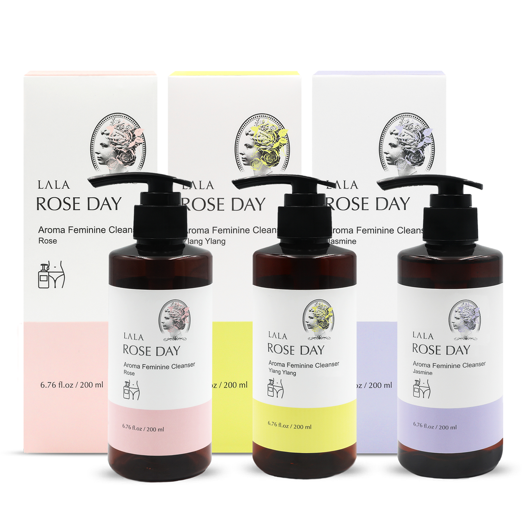 라라로즈데이 여성청결제 Y존케어 약산성 저자극 데일리 생리케어 젤타입 200ml 이미지 1