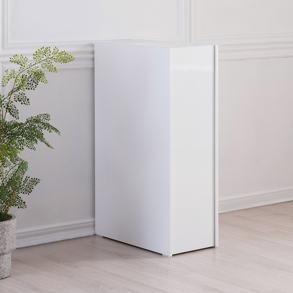 랩소디 핸들리스 슬라이딩 틈새 수납장 300 좌측형