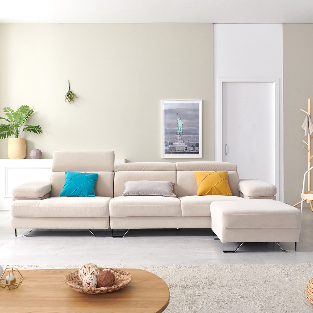 서광퍼니처 3인용아쿠아텍스 이지클린 사하라 패브릭 소파