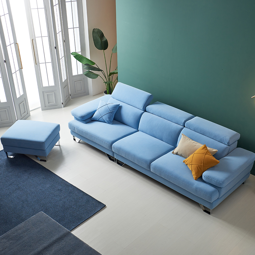 서광퍼니처 3인용아쿠아텍스 이지클린 사하라 패브릭 소파