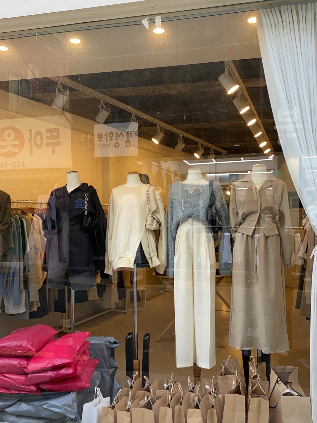 유니크 트렌디 캐시 시스루 레이어드 뷔스티에 스트랩 끈 탑 나시 (4color) 상세 이미지 26