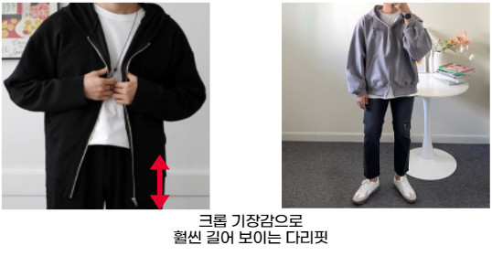 [당일출고] 커플 투웨이 크롭 오버핏 벌룬 후드 집업 남자 무지 헤비 모자큰 후드티 이쁜곳 상세 이미지 18