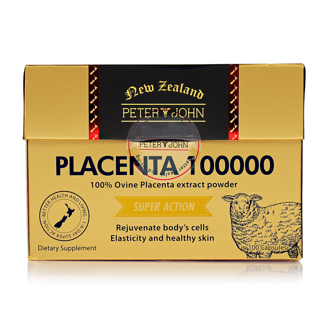 양태반 분말 플라센타 뉴질랜드 양태반캡슐 피터앤존 100000 60정