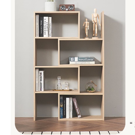 모듈 책장 작은 조립식 책장 수납함 시스템 디자인 맞춤 책장 - 상세 이미지 3