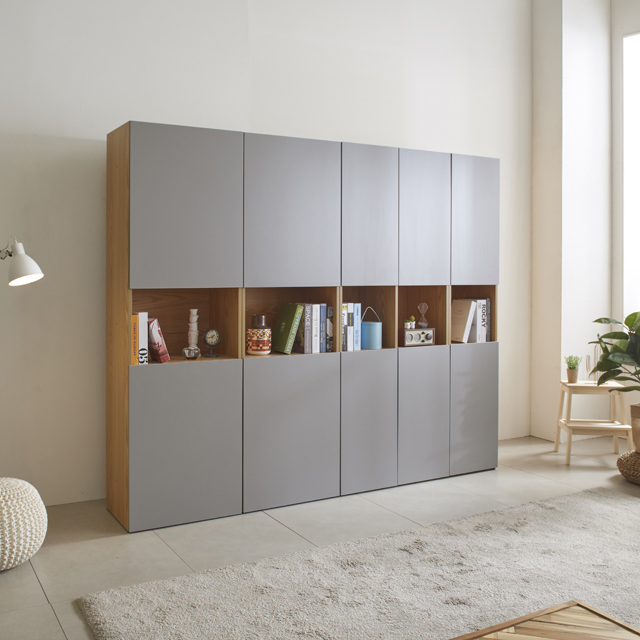 모노 월플렉스 시스템 400수납장 거실 베란다 다용도 틈새 장식장 오픈수납장