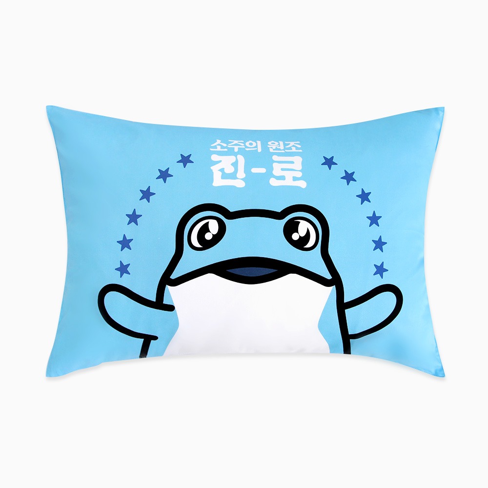 진로두꺼비 순면 베개커버 페어 - 메인 이미지