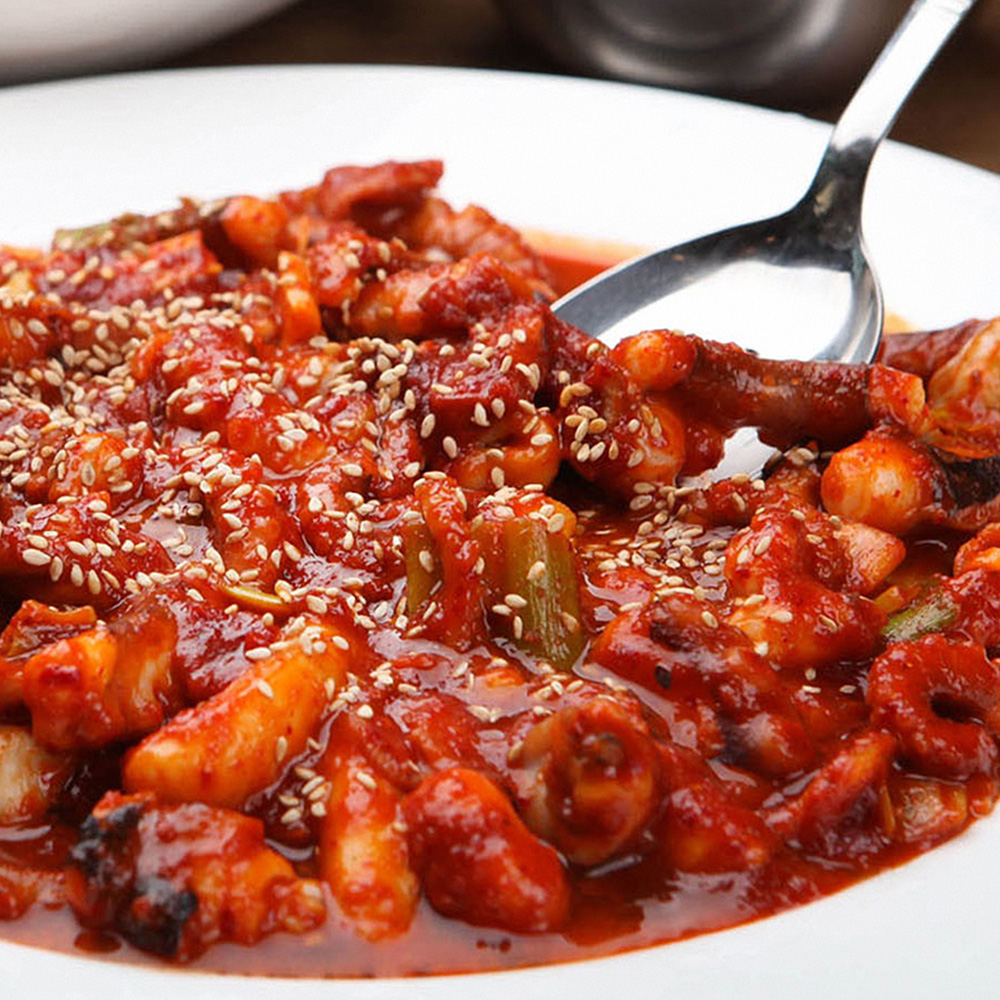 맛담은 매콤한 쭈꾸미볶음양념 소스 2kg x 6개세트 /쭈꾸미소스 오징어 낙지 해물볶음 양념장 - 상세 이미지 3