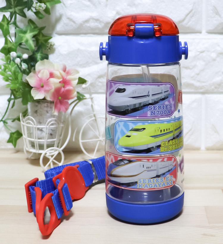 프라레일 캐릭터 원푸쉬 스트렙 포함 빨대컵 480ml PDSH5 - 주방·식기 - 하카타몰