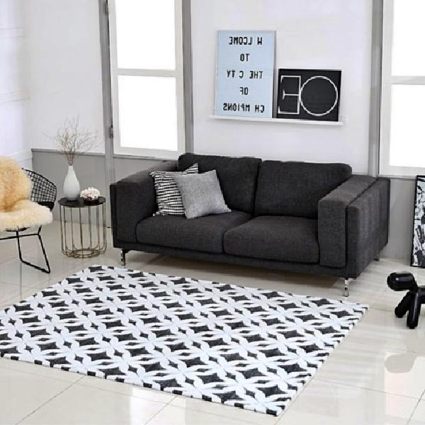 북유럽 카페트 겨울 바닥 거실 패드 고급 모던 카페트