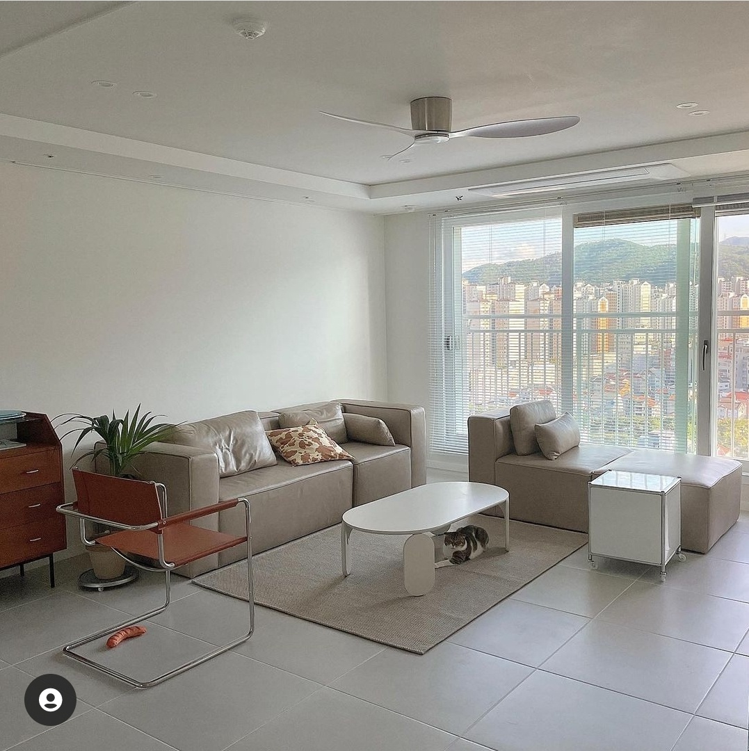 [가죽소파] Y3-19 이태리 내추럴 통가죽 천연면피 소가죽소파(전체가죽) 3인 모듈쇼파