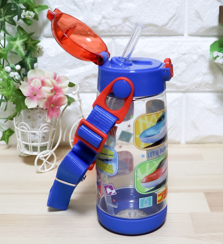 프라레일 캐릭터 원푸쉬 스트렙 포함 빨대컵 480ml PDSH5 - 주방·식기 - 하카타몰