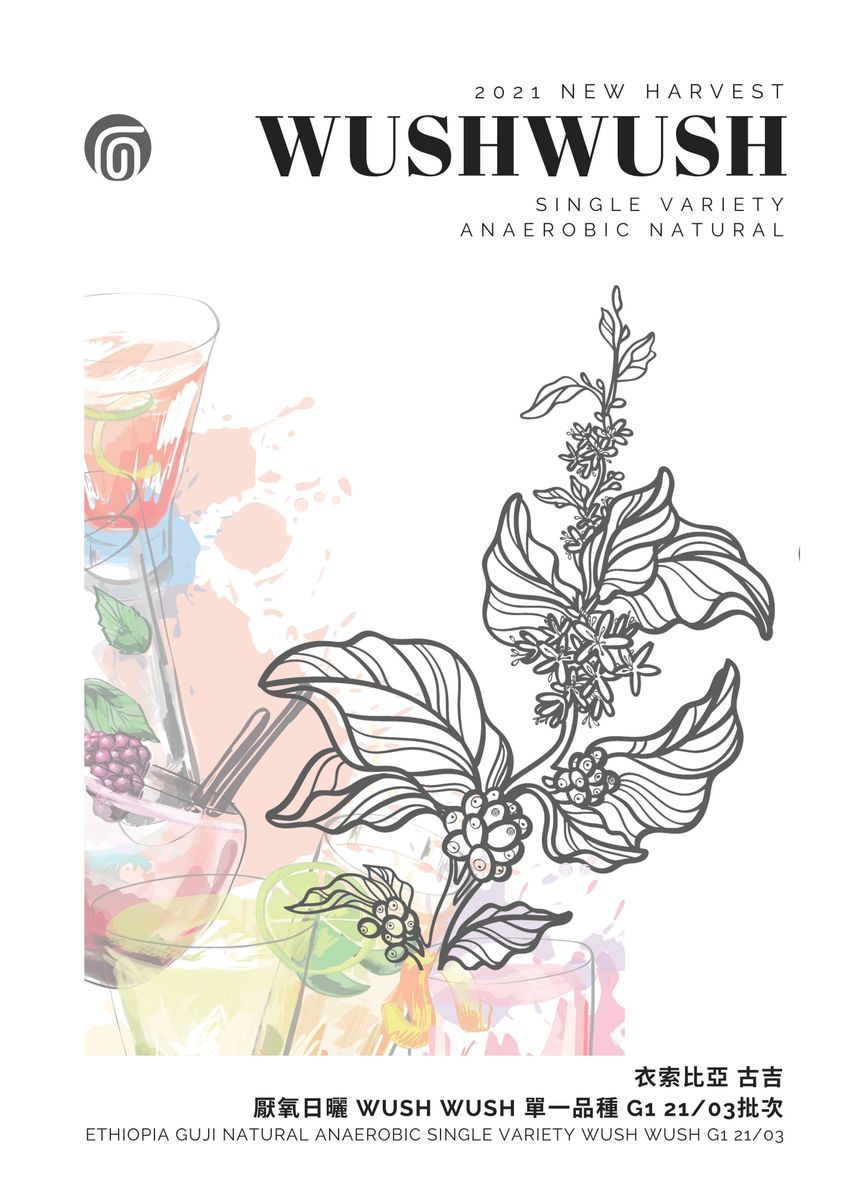 에티오피아 구지 아나소라 우쉬우쉬 아나에어로빅 내추럴 G1 5KG (ETHIOPIA GUJI ANASORA WUSH WUSH ANAEROBIC NATURAL G1)