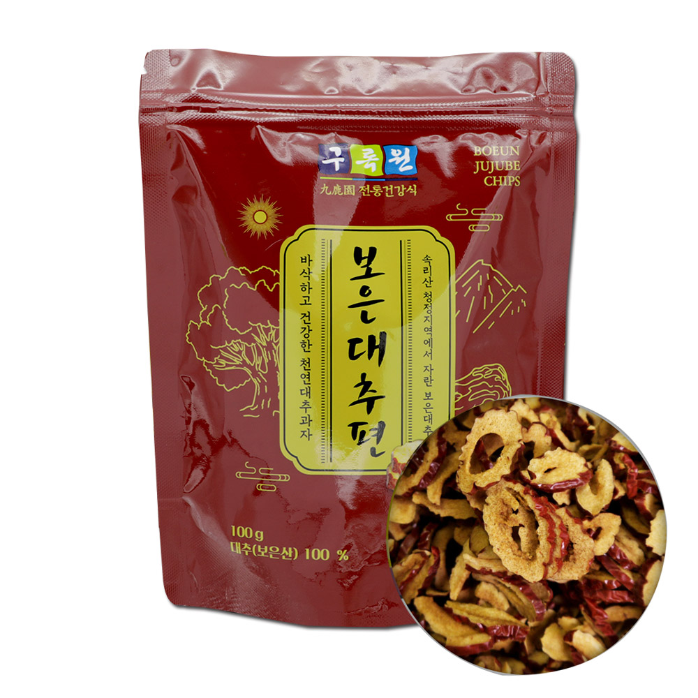 보은 대추칩 100g 대추 과자 간식 - 상세 이미지 3
