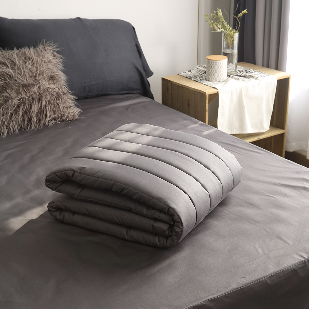 순면 두꺼운 침대 매트리스 패드 차콜 이스턴킹