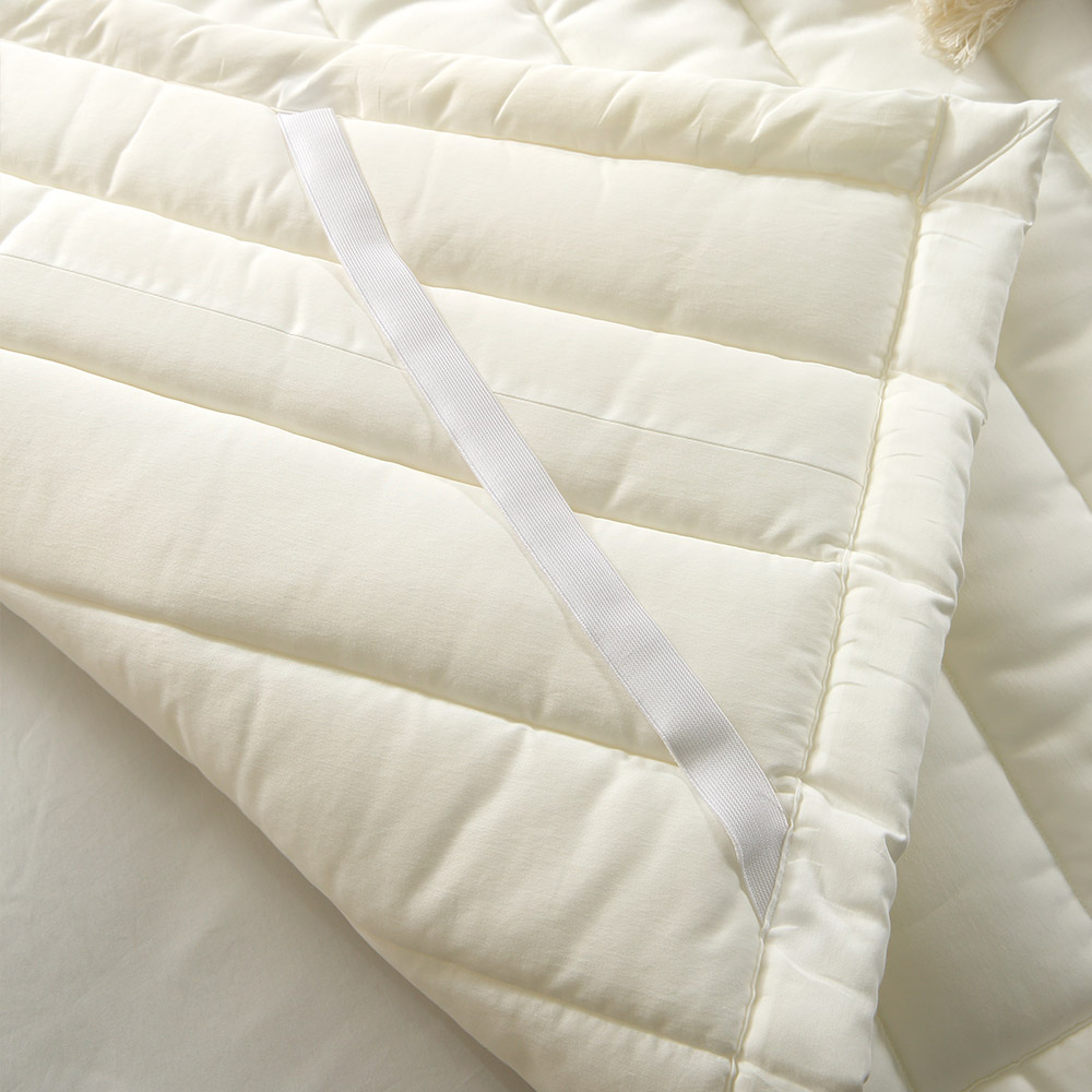 순면 60수 두꺼운 침대 매트리스 패드 화이트 이스턴킹