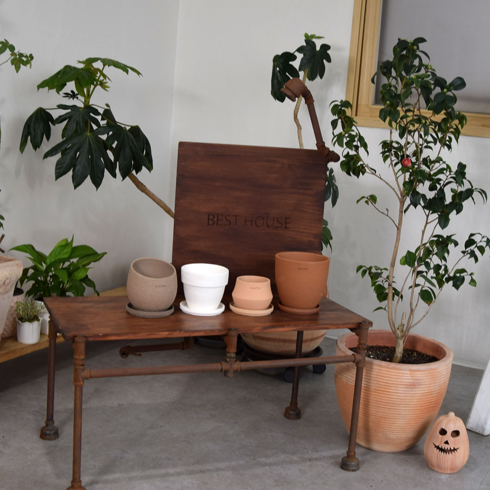 베하몰 테라원 프리미엄 수제토분 N103 20x15cm 에단그레이 평단지 이미지 6