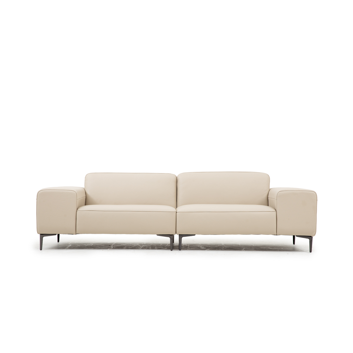 레옹 3.5인용 노바레더 이태리 풀그레인 슈렁큰 2500 쇼파