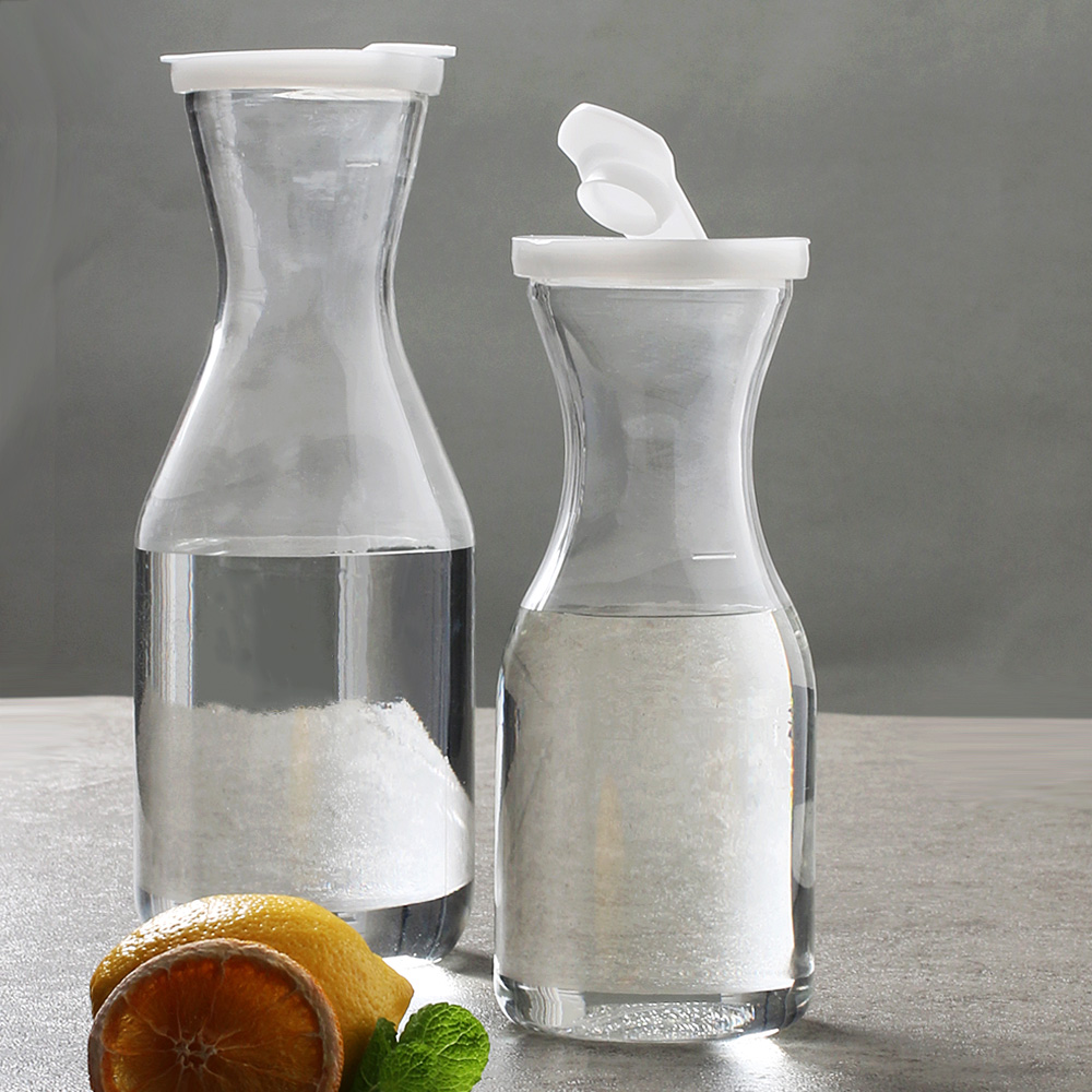 카페 플라스틱 물병 냉장고 업소용 식당 가정용 물통 물병 500ml, 투명 - 상품 이미지