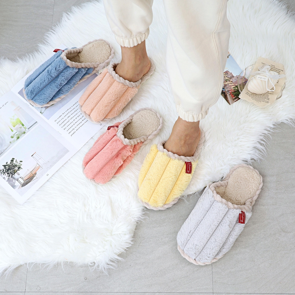 노리스 털실내화 층간소음 거실 슬리퍼 겨울 거실화