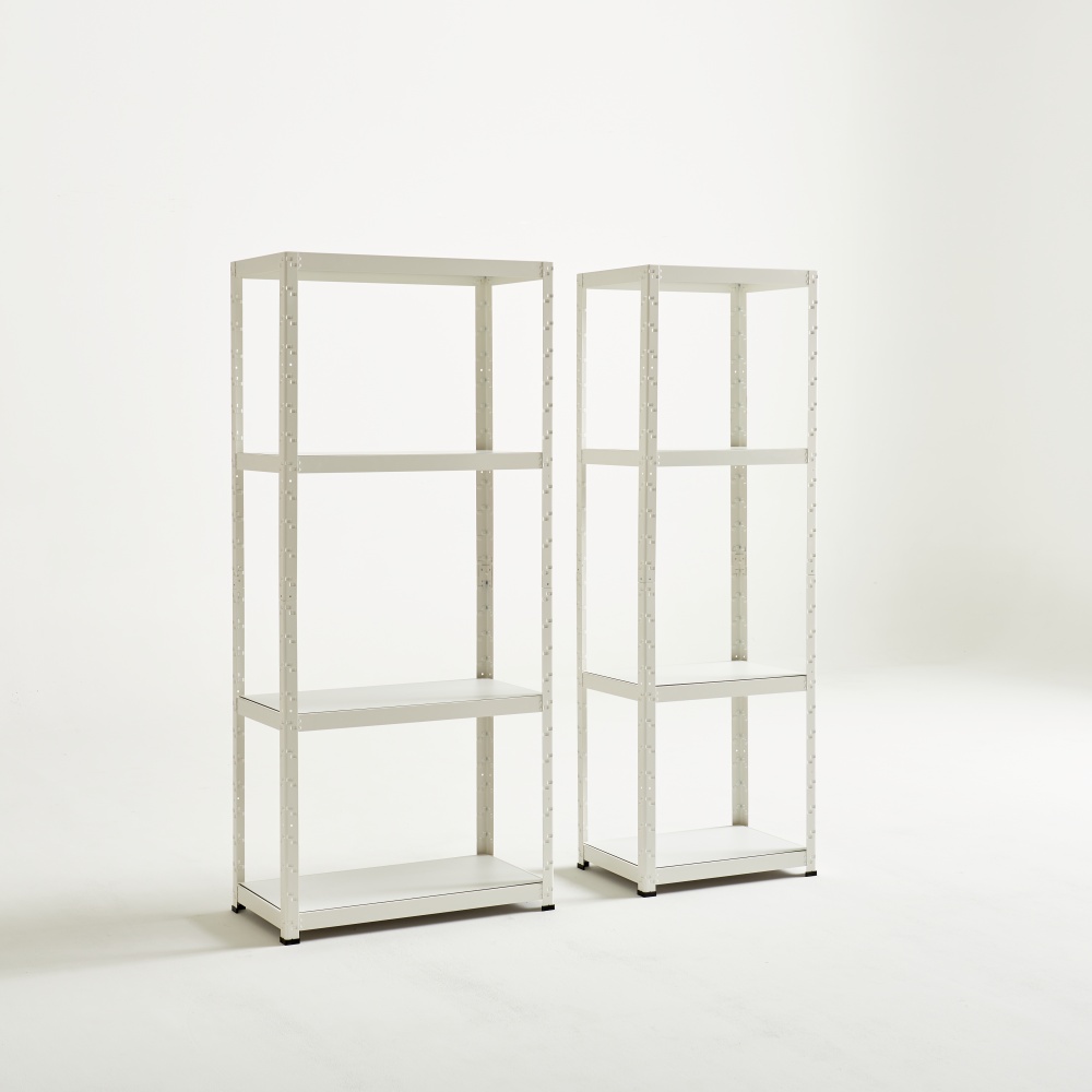 다요시스 철제선반 조립식앵글 베란다 펜트리 무볼트앵글 렉 진열대40030015004단